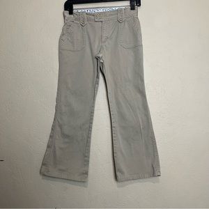 5/$20 Old‎ navy girl boot cut mid rise uniform pants size 8-1/2